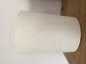 Waste paper bin covered in Clarke & Clarke Henley Linen/Cotton Union fabric in Oatmeal £30 plus P&P