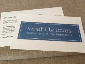 What Lily Loves Gift Voucher